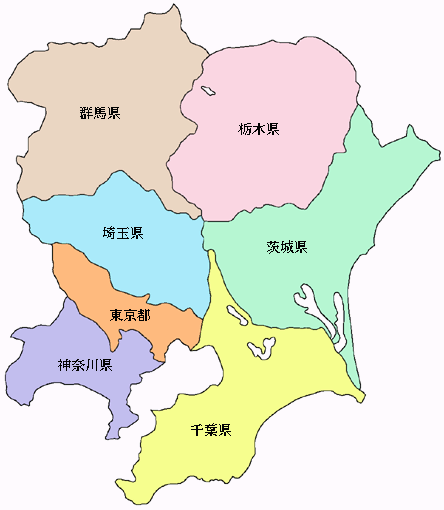 関東地方地図